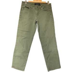 Calvin Klein womens army green jeans in EUC size 10